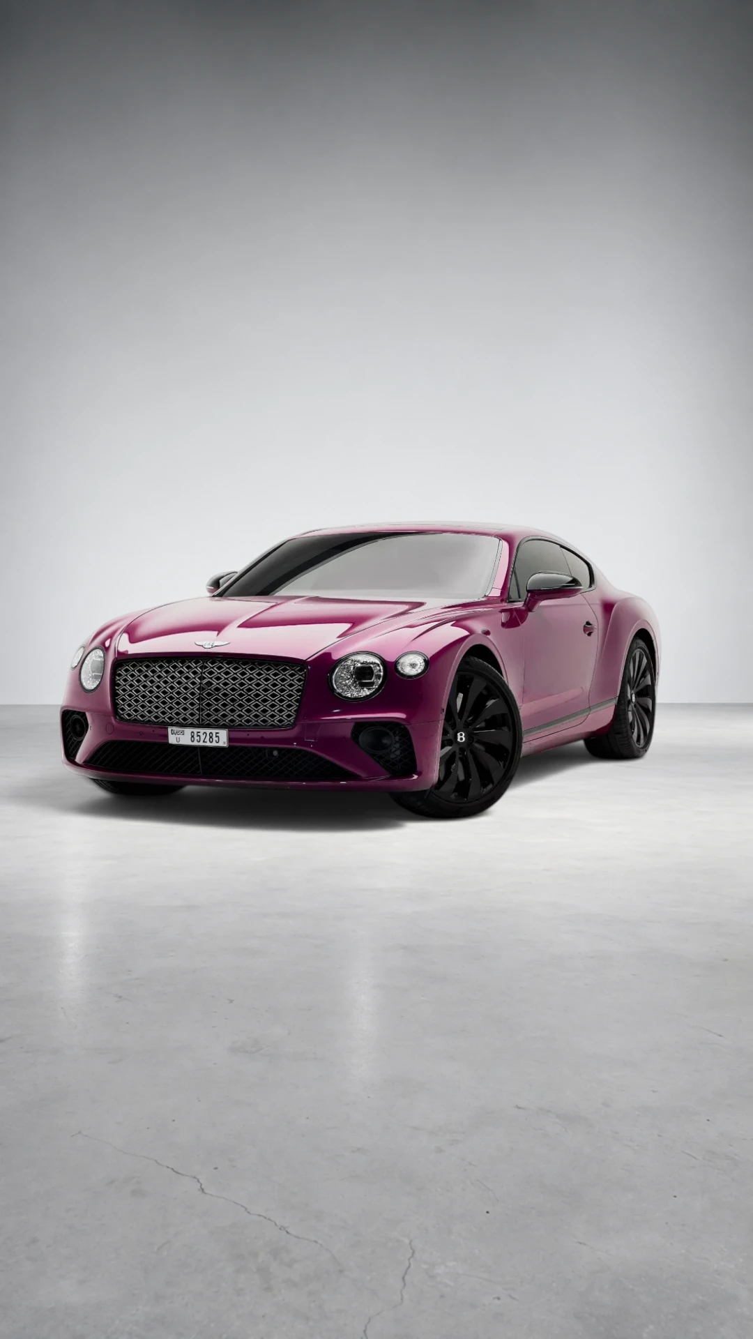 Bentley Continental GT Mulliner — Damson Burgundy in Dubai