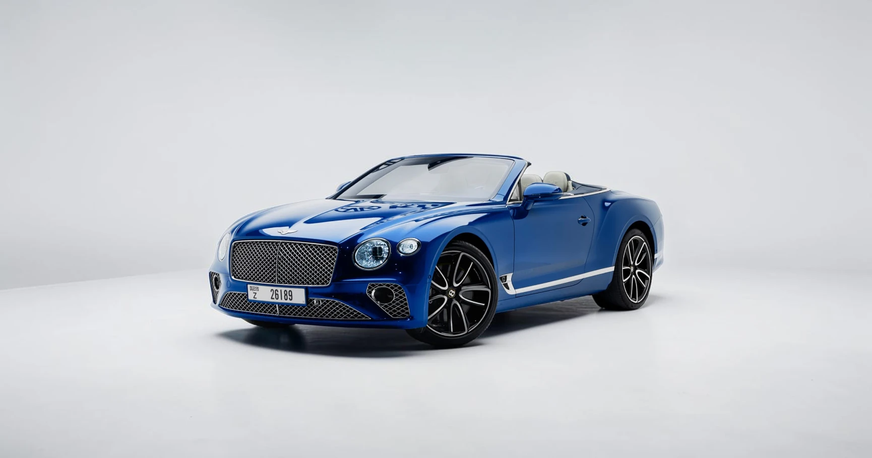 Bentley Continental GTC W12 — Kingfisher Blue - View 2