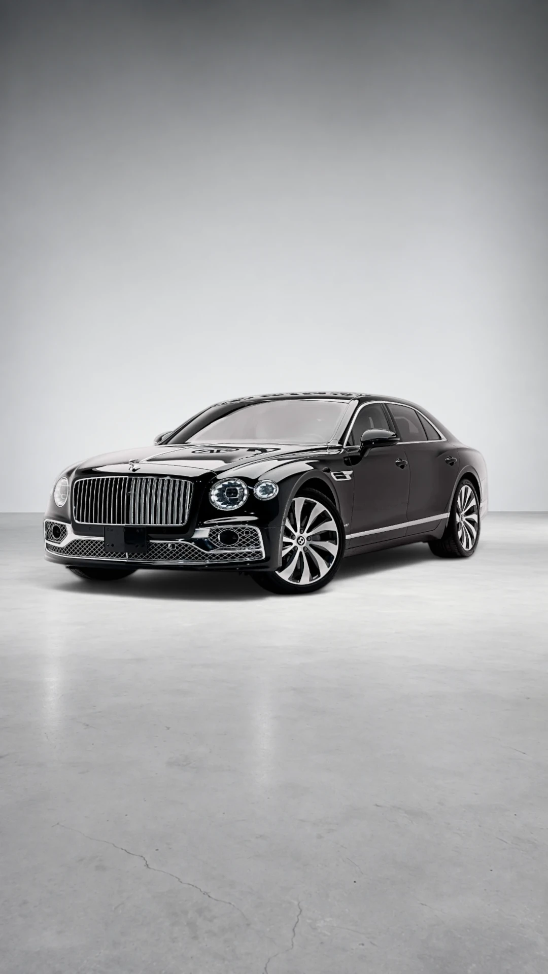 Bentley Flying Spur W12 — Ghost White in Dubai