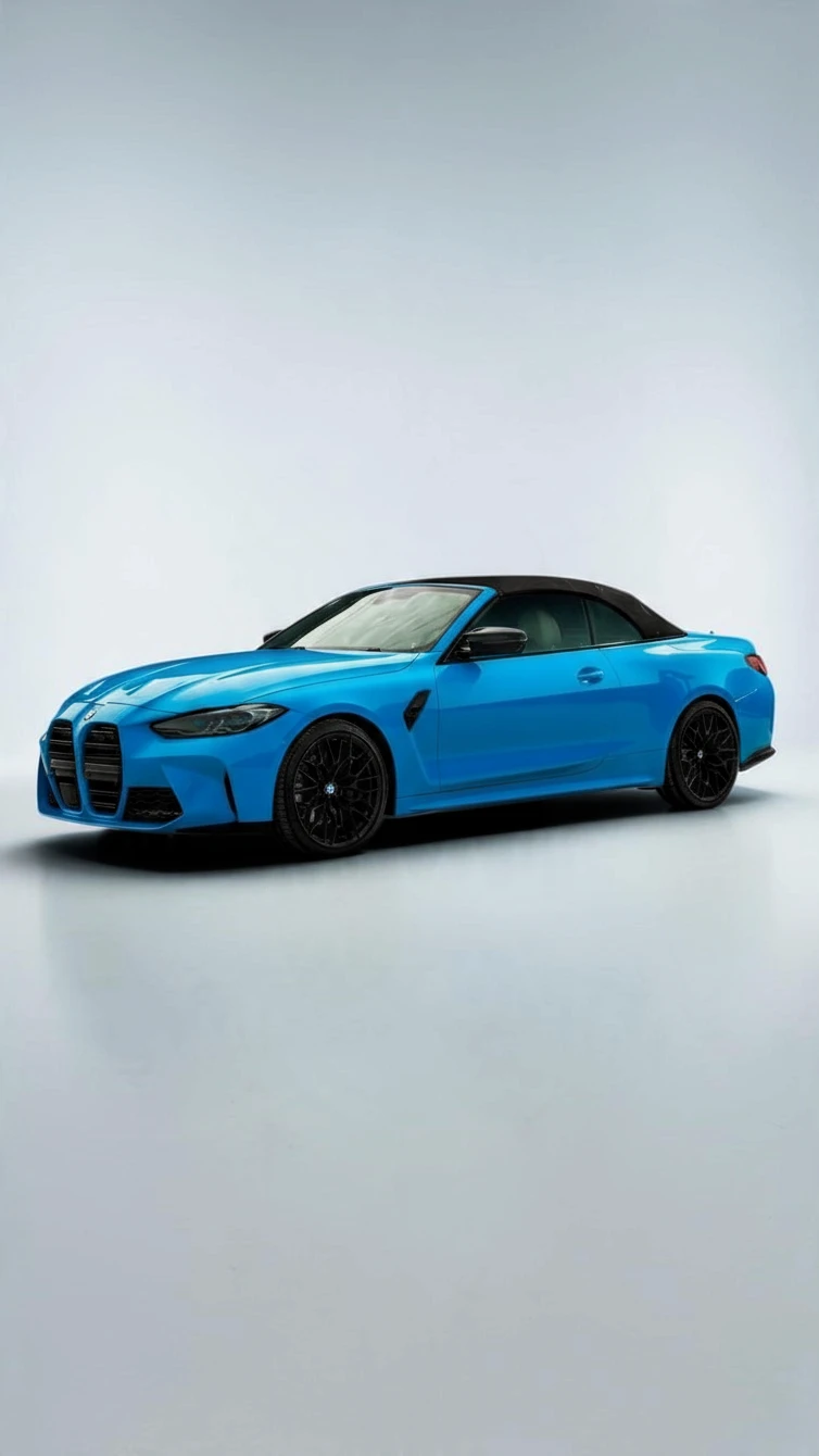 BMW 430i Convertible Blue en alquiler en Dubái