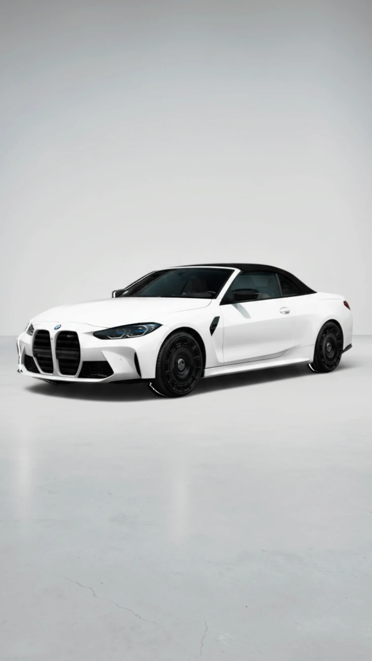 BMW 430i Convertible White en alquiler en Dubái