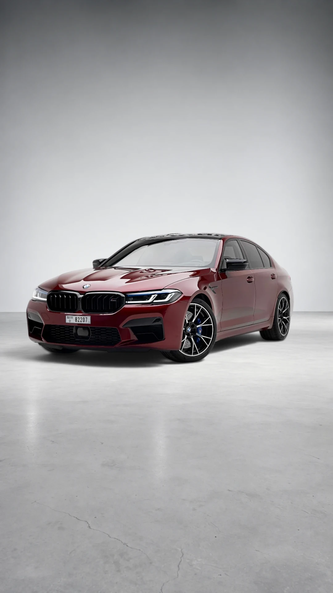 BMW M5 Competition — Motegi Red in Dubai