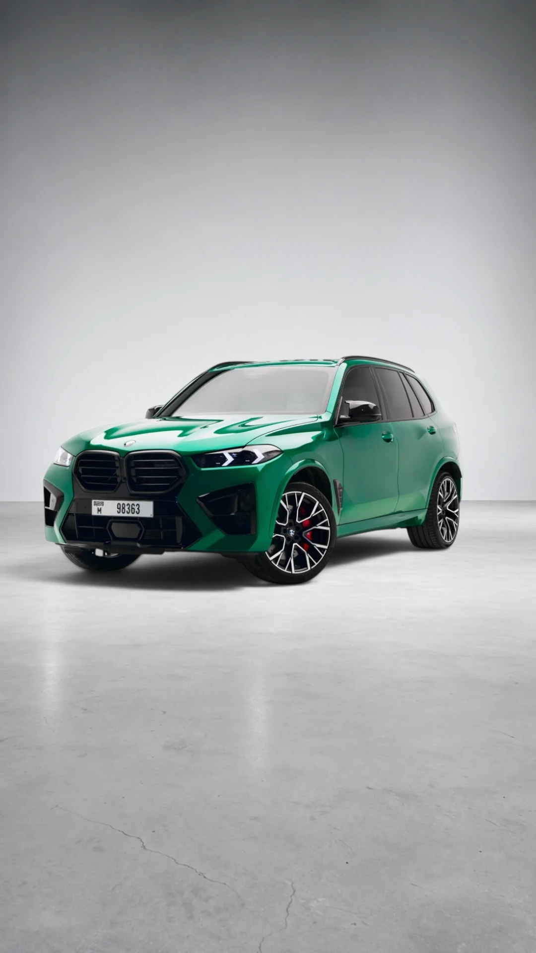 BMW X5 M Competition — Isle of Man Green in Dubai