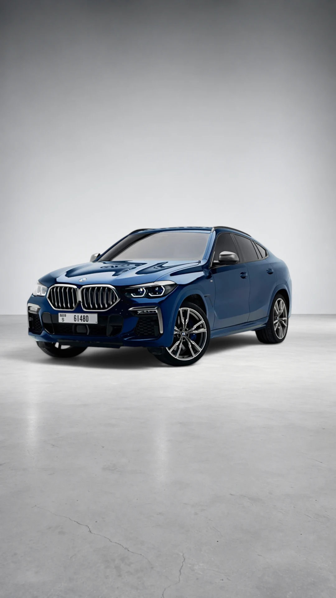 BMW X6 M50i — Phytonic Blue in Dubai