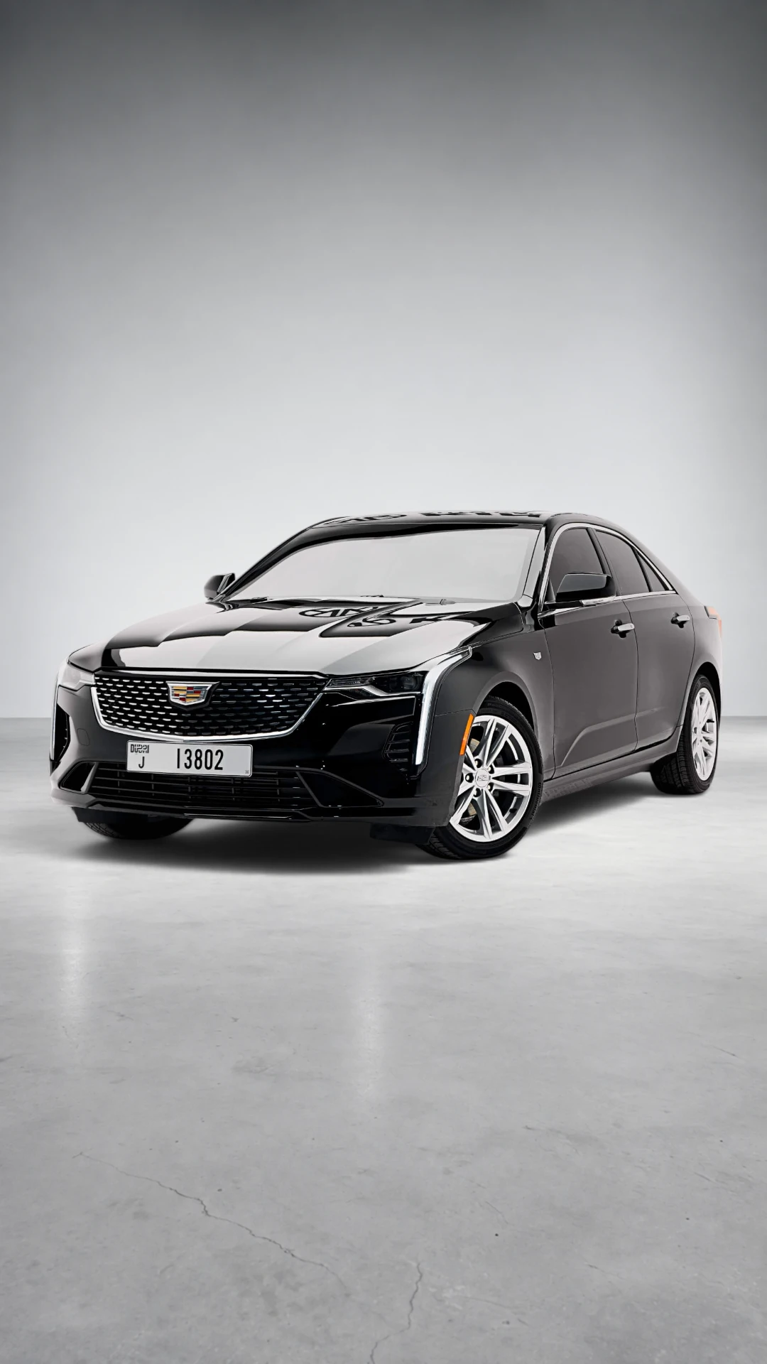 Cadillac CT4 Luxury Sport — Satin Steel Grey in Dubai