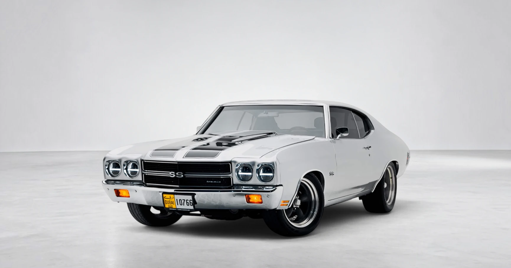1970 Chevrolet Chevelle SS Restomod — Silver Frost - View 2