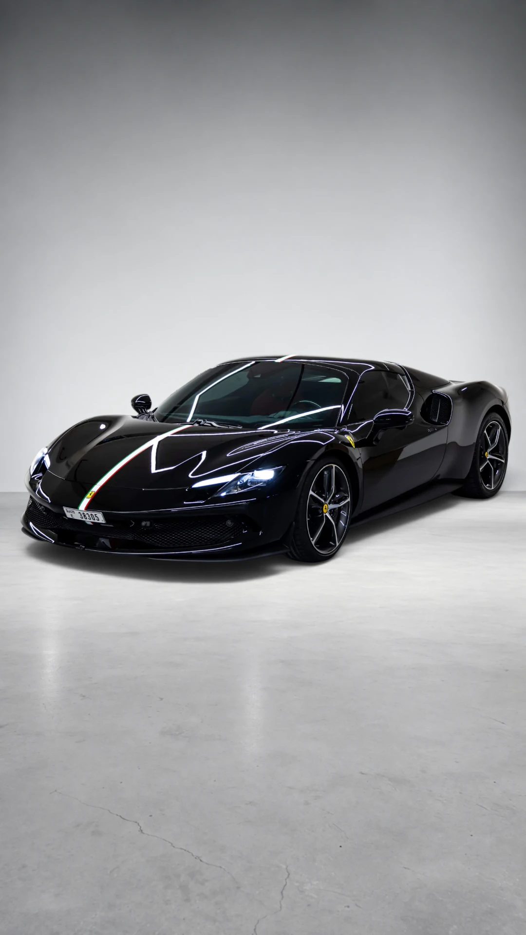 Ferrari 296 GTS Spider Hybrid 830 HP — Blu Pozzi in Dubai