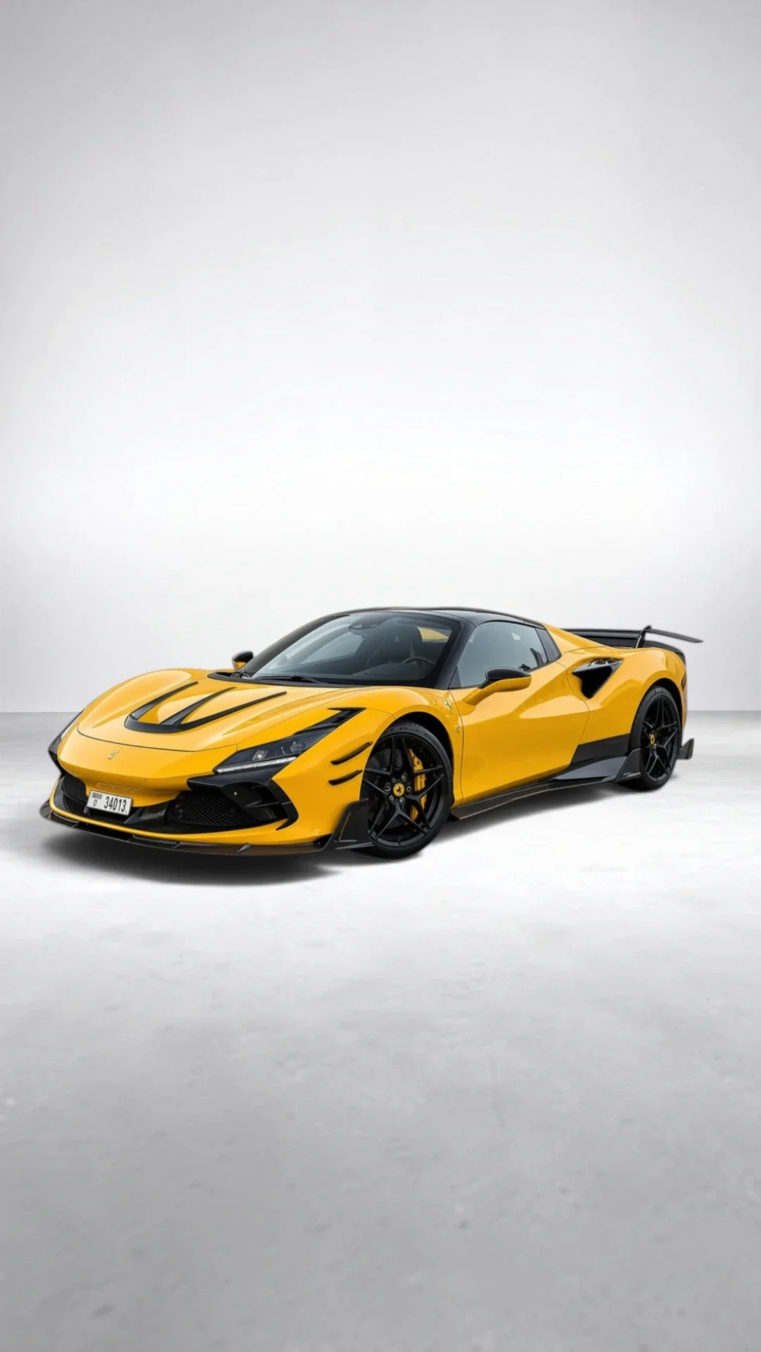 Ferrari F8 Spider Mansory Yellow for rent in Dubai