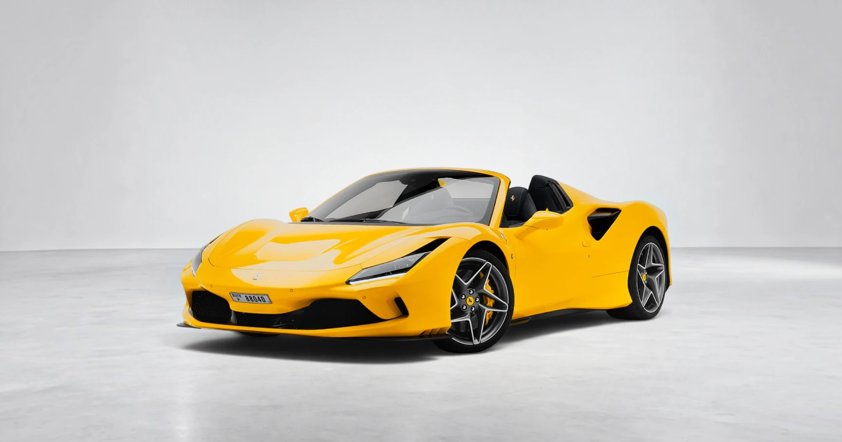 Ferrari F8 Spider — Giallo Modena Yellow - View 2