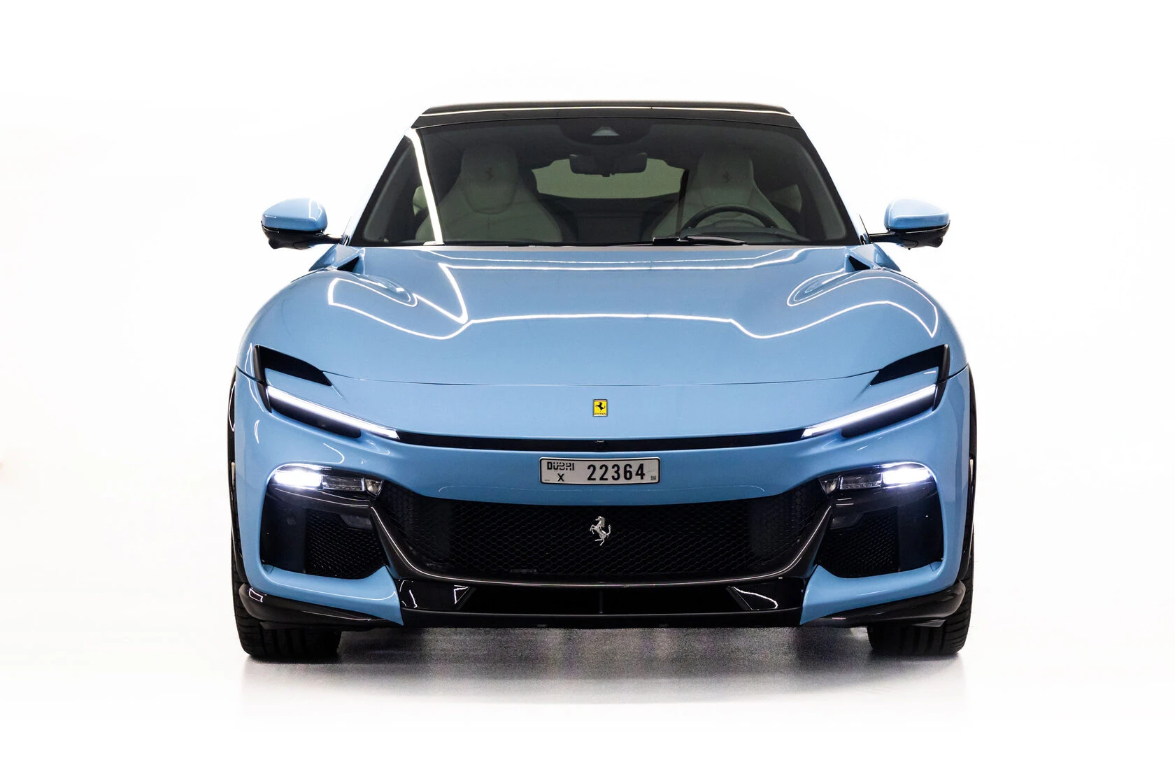 Ferrari Purosangue V12 SUV — Blu Tour de France - View 17