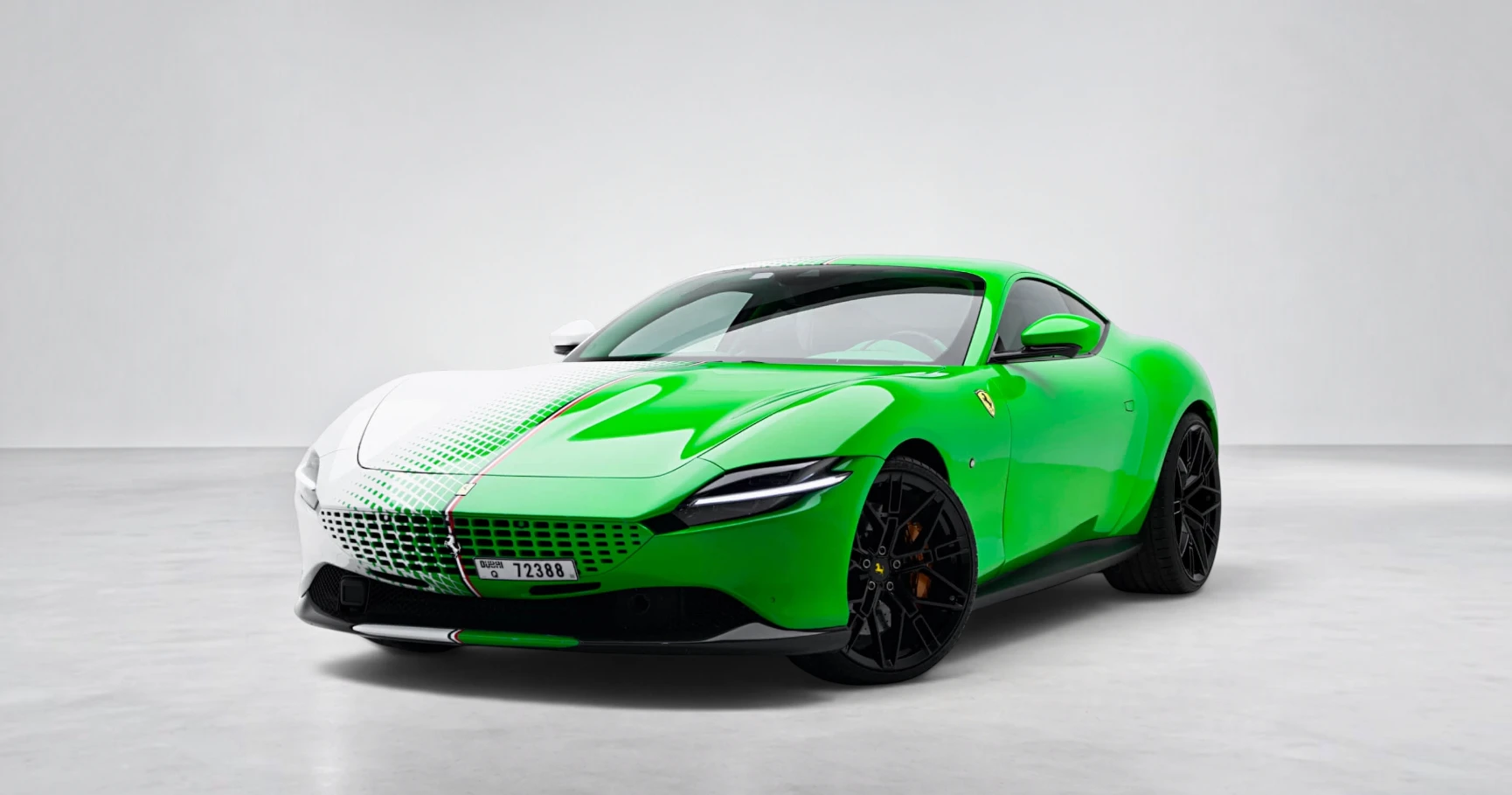 Ferrari Roma V8 Coupe — Verde British Racing - View 2