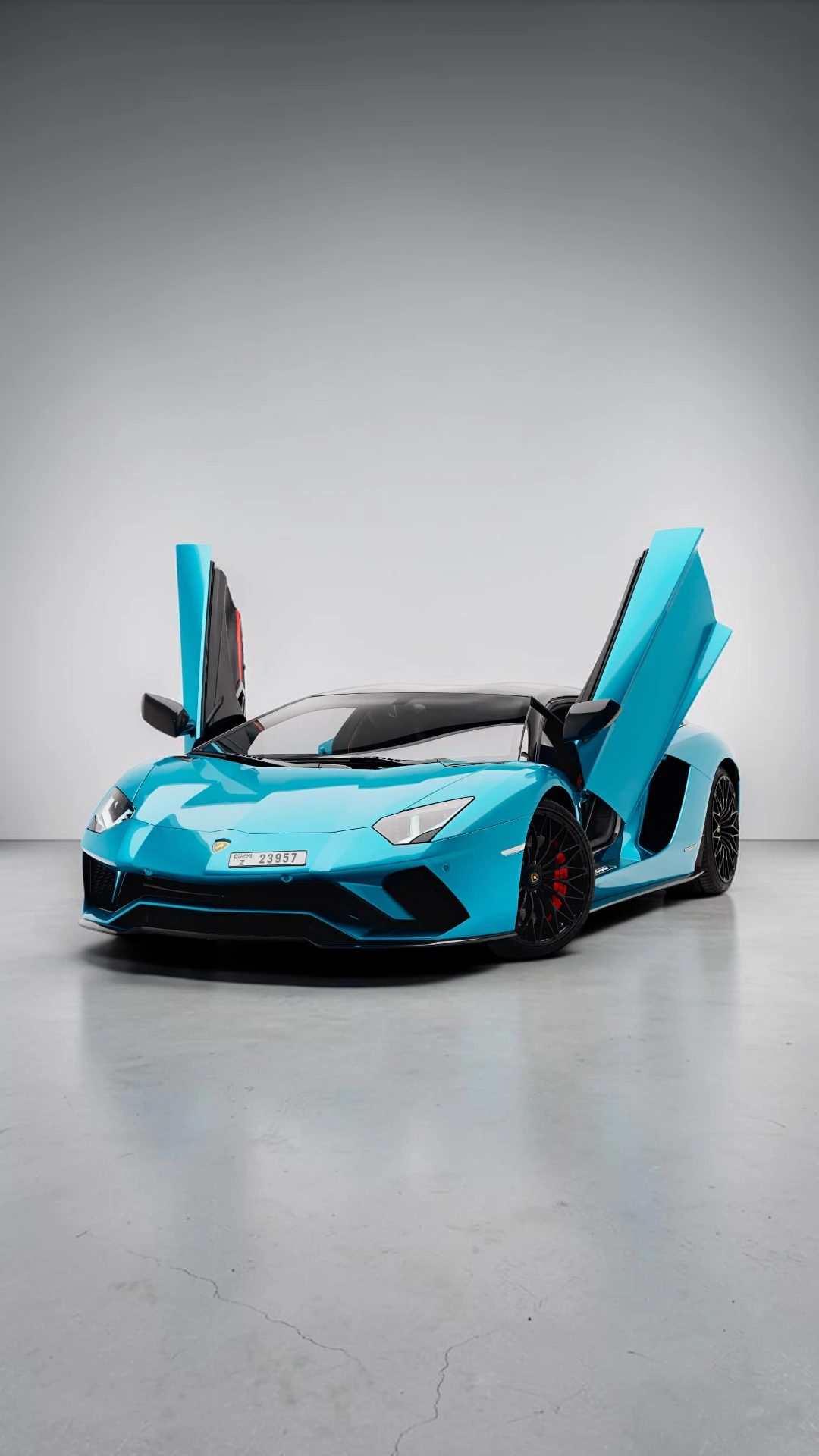 Lamborghini Aventador S Roadster Blue in Dubai