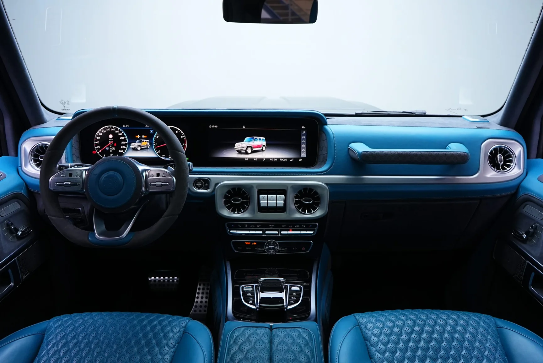 Mercedes-AMG G63 4x4² Brabus Turquoise en alquiler en Dubái – foto 8