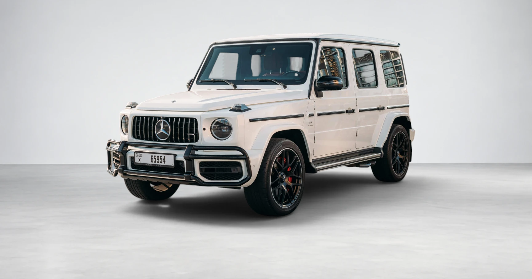 Mercedes-AMG G63 Obsidian Black (Red Interior) View 1