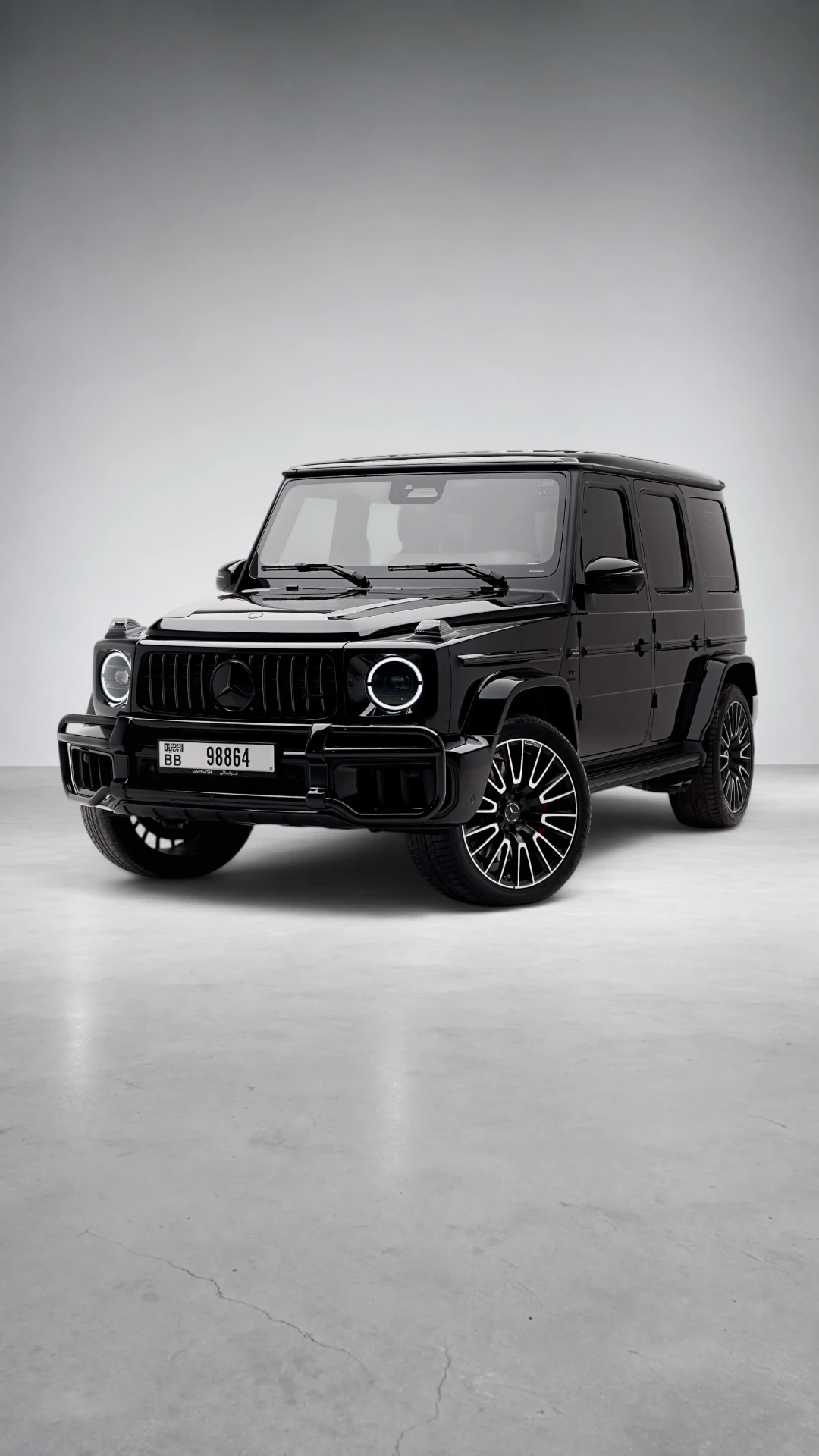 Mercedes-AMG G63 Night Black Magno (2025 Edition) Fullbleed Shot