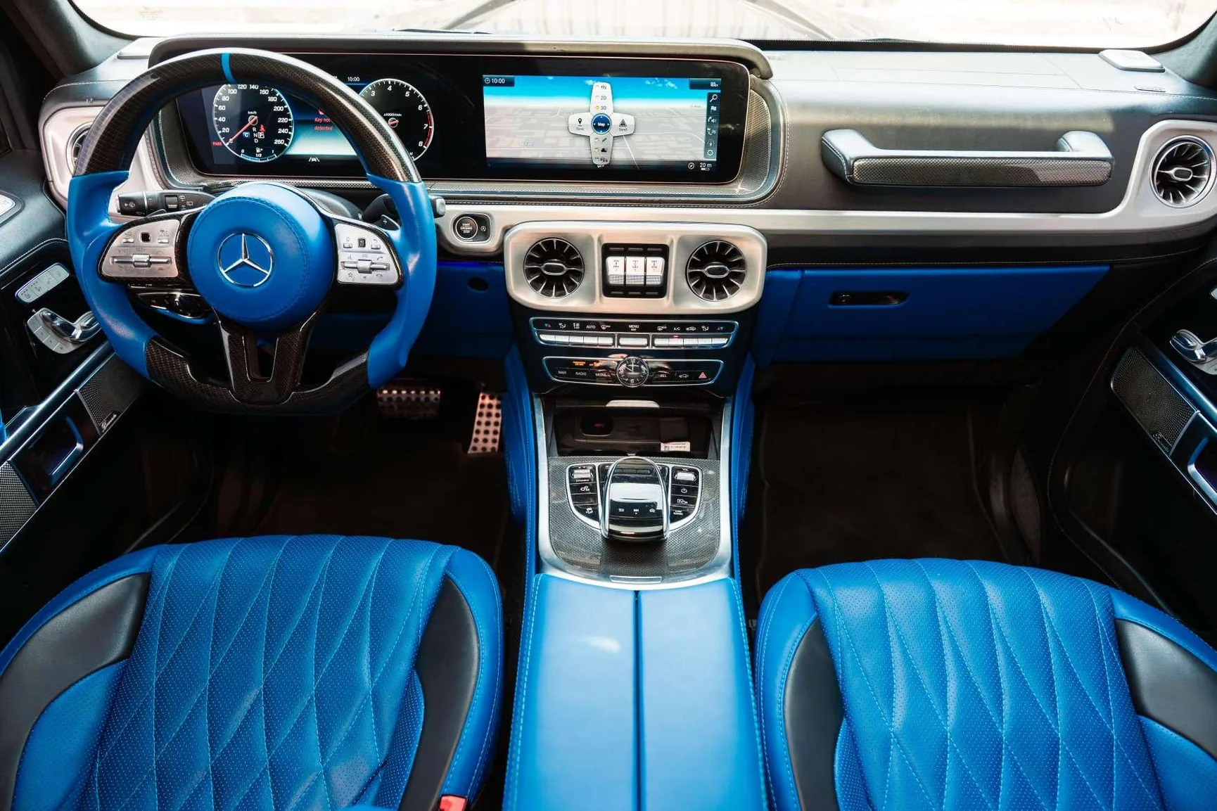 مرسيدس AMG G63 برابوس أسود مطفي للإيجار في دبي – صورة 11