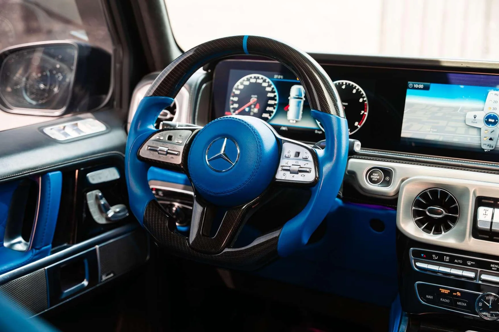مرسيدس AMG G63 برابوس أسود مطفي للإيجار في دبي – صورة 6