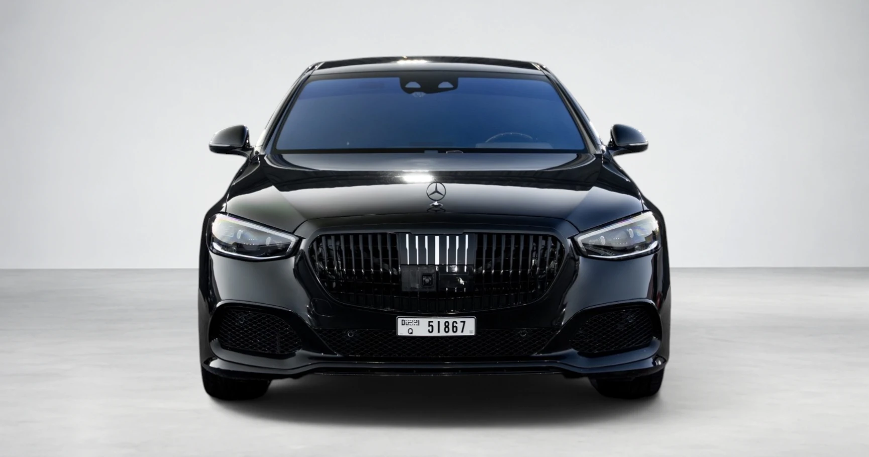 مرسيدس S580 أسود للإيجار في دبي – صورة 2