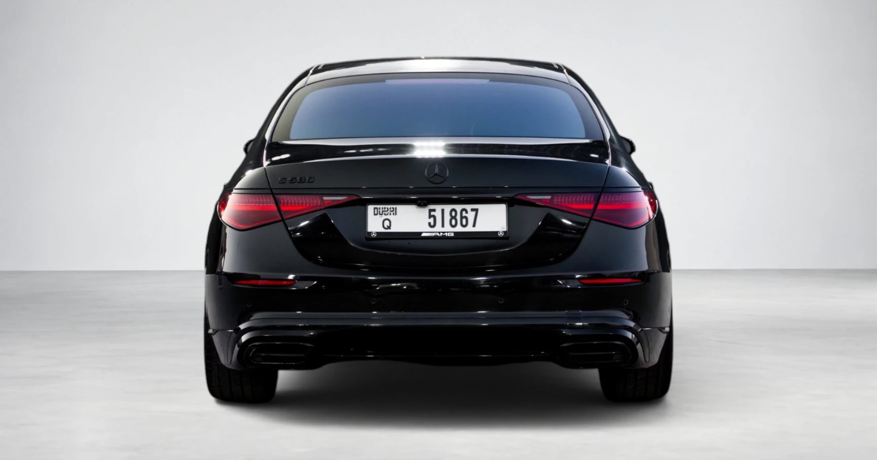 مرسيدس S580 أسود للإيجار في دبي – صورة 5