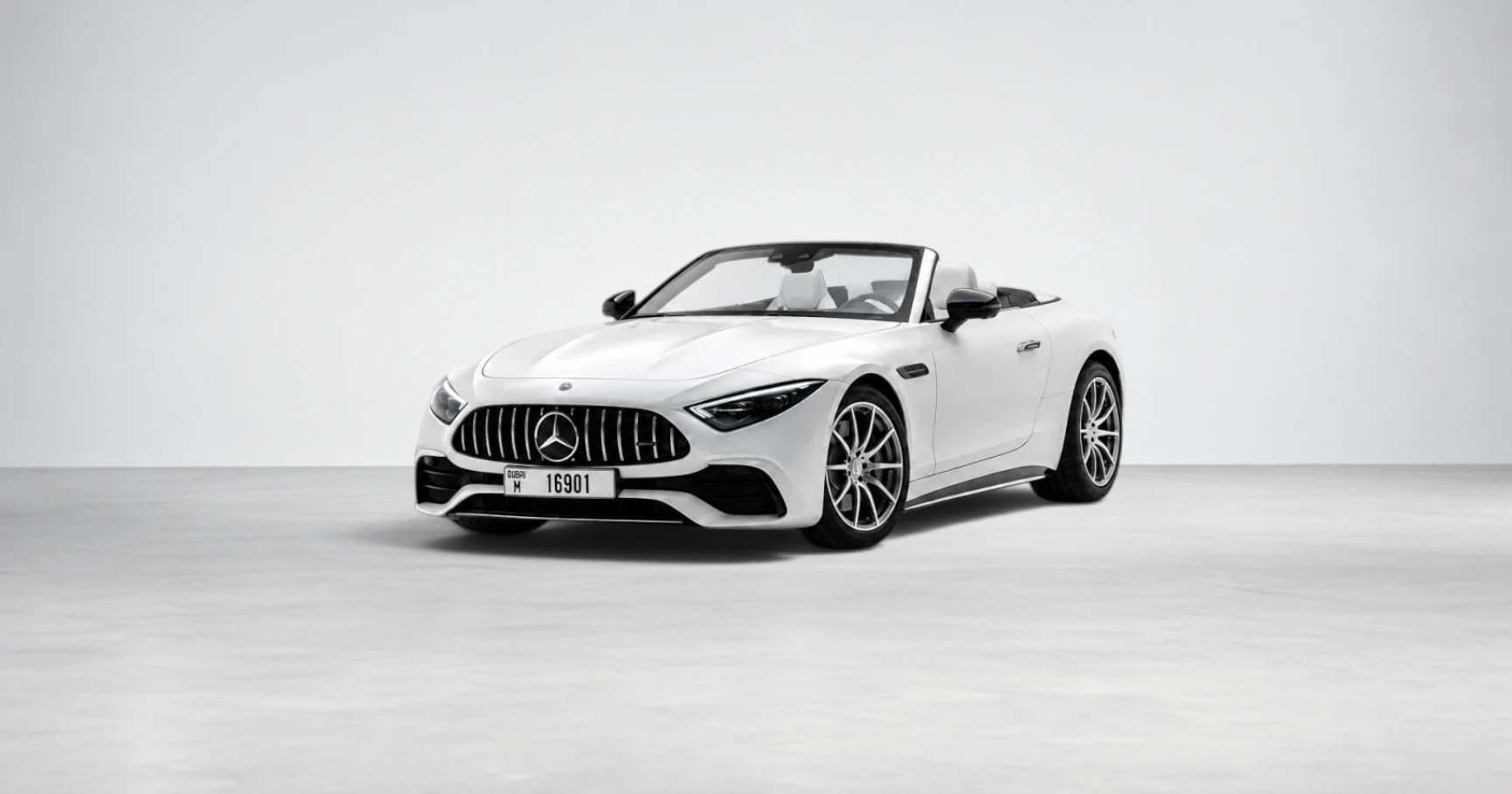 Mercedes-AMG SL 43 Roadster High-Tech Silver View 3