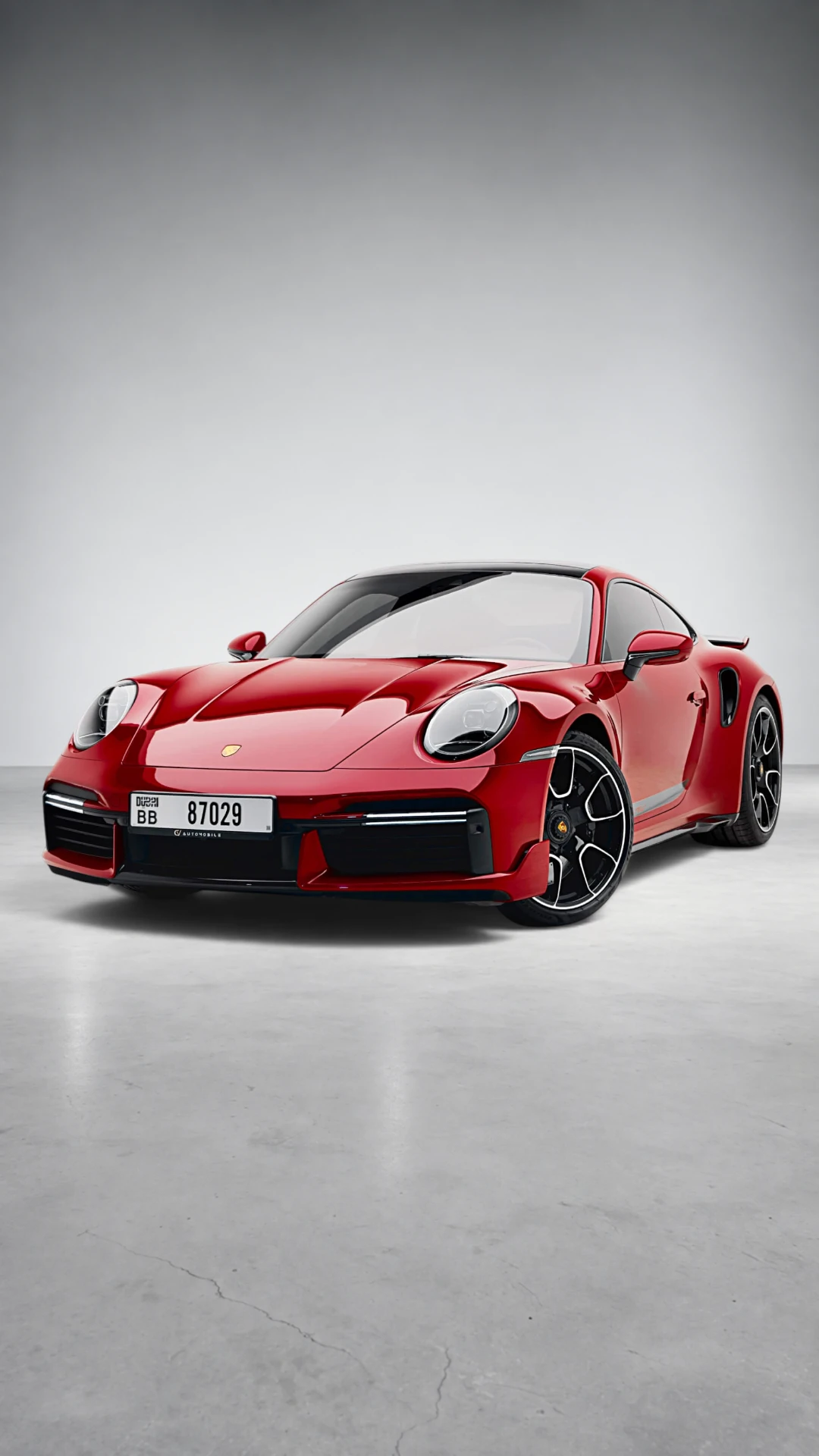 Porsche 911 Turbo Guards Red in Dubai