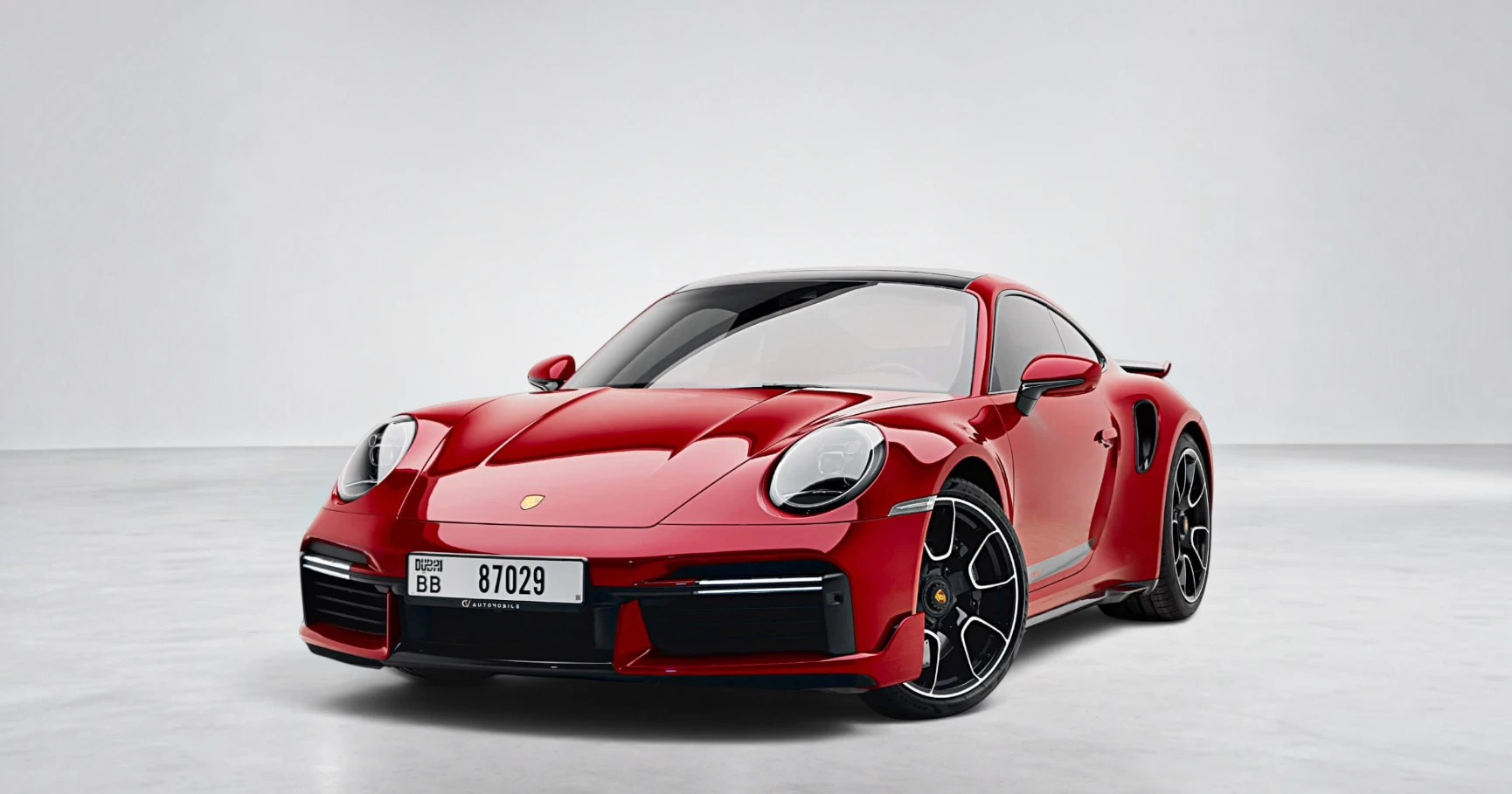 Porsche 911 Turbo Guards Red - View 2