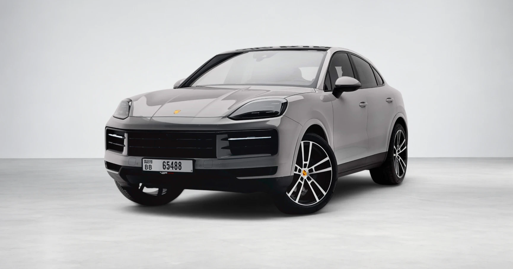 Porsche Cayenne Coupe Quarzite Grey View 1