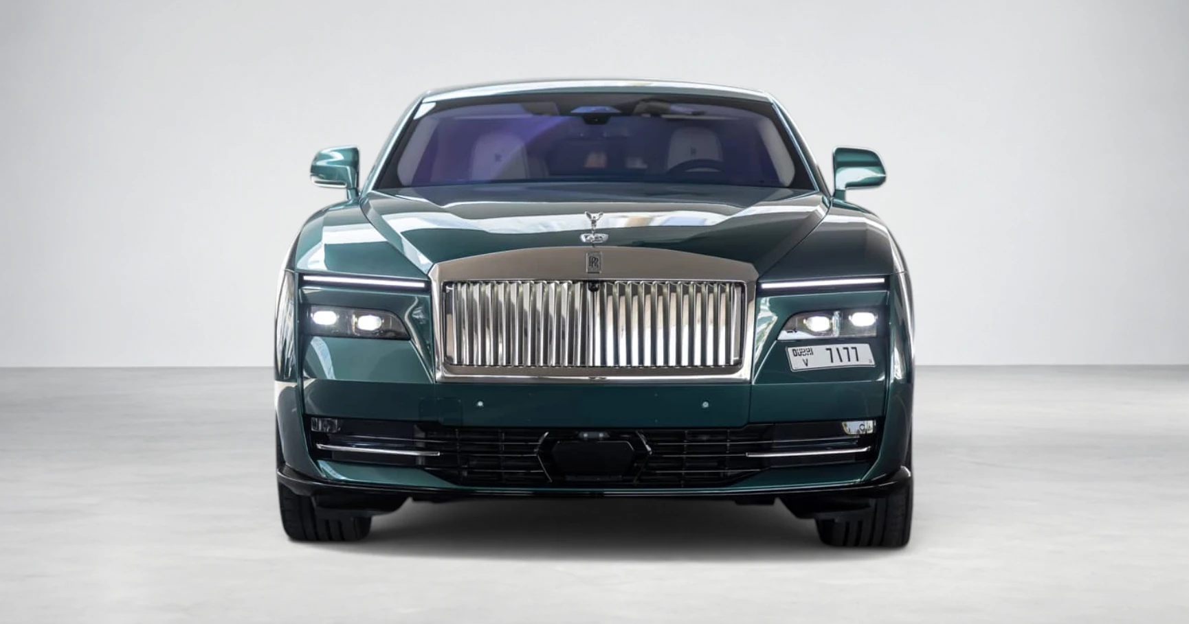 Rolls-Royce Spectre Teal Green à louer à Dubaï – photo 2