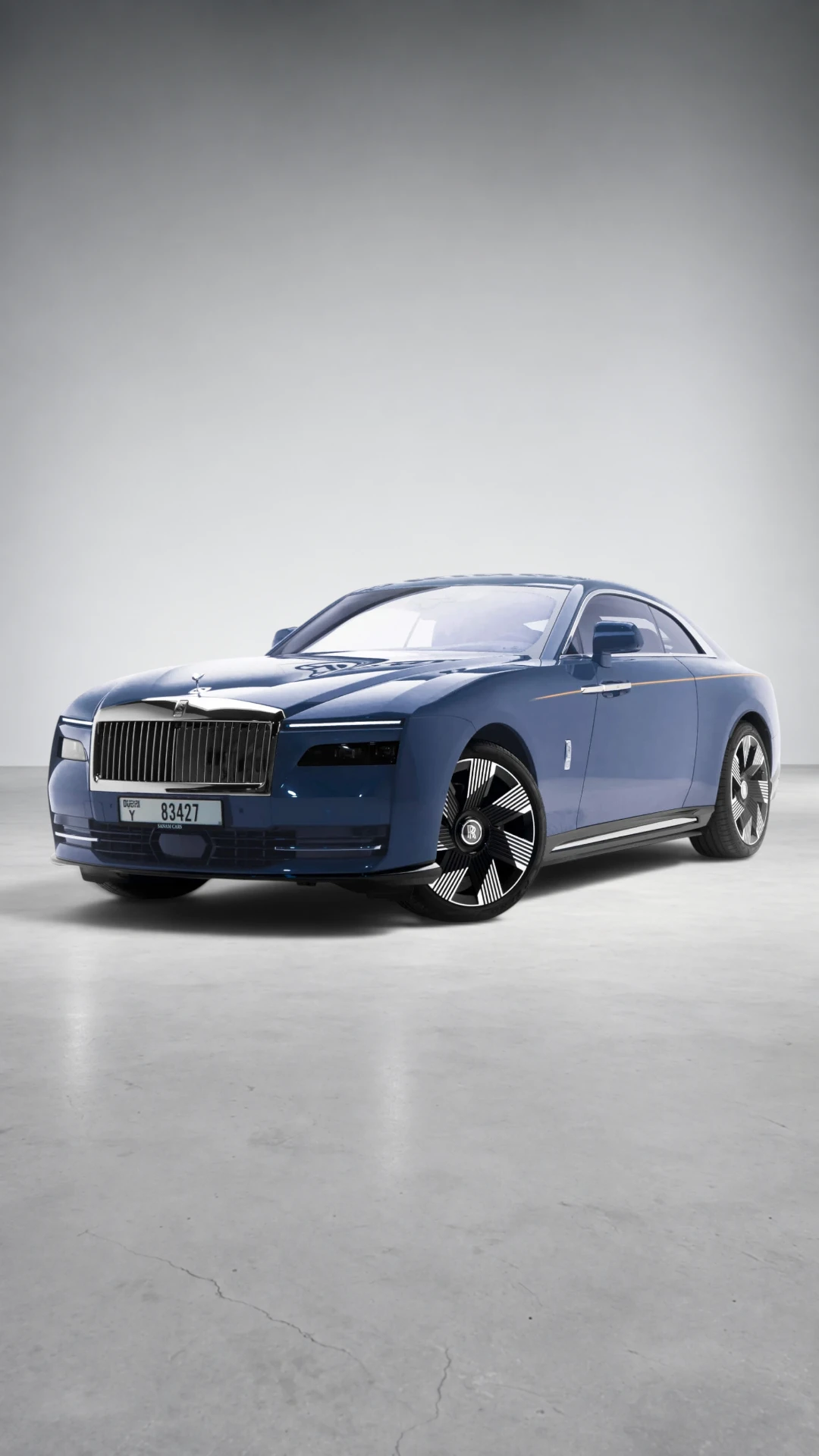 Rolls-Royce Spectre Aero Blue Two-Tone in Dubai