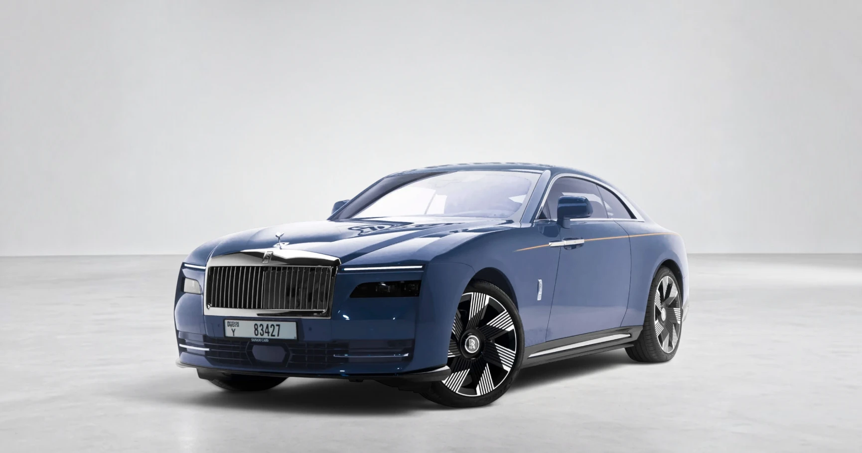 Rolls-Royce Spectre Aero Blue Two-Tone - View 2